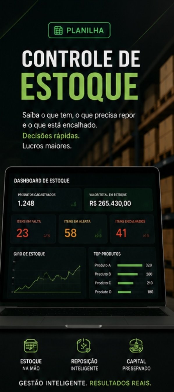 Planilha de Controle de Estoque